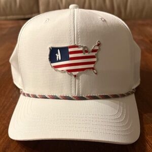 Johnnie-O Men's Flagler Logo Golf Hat